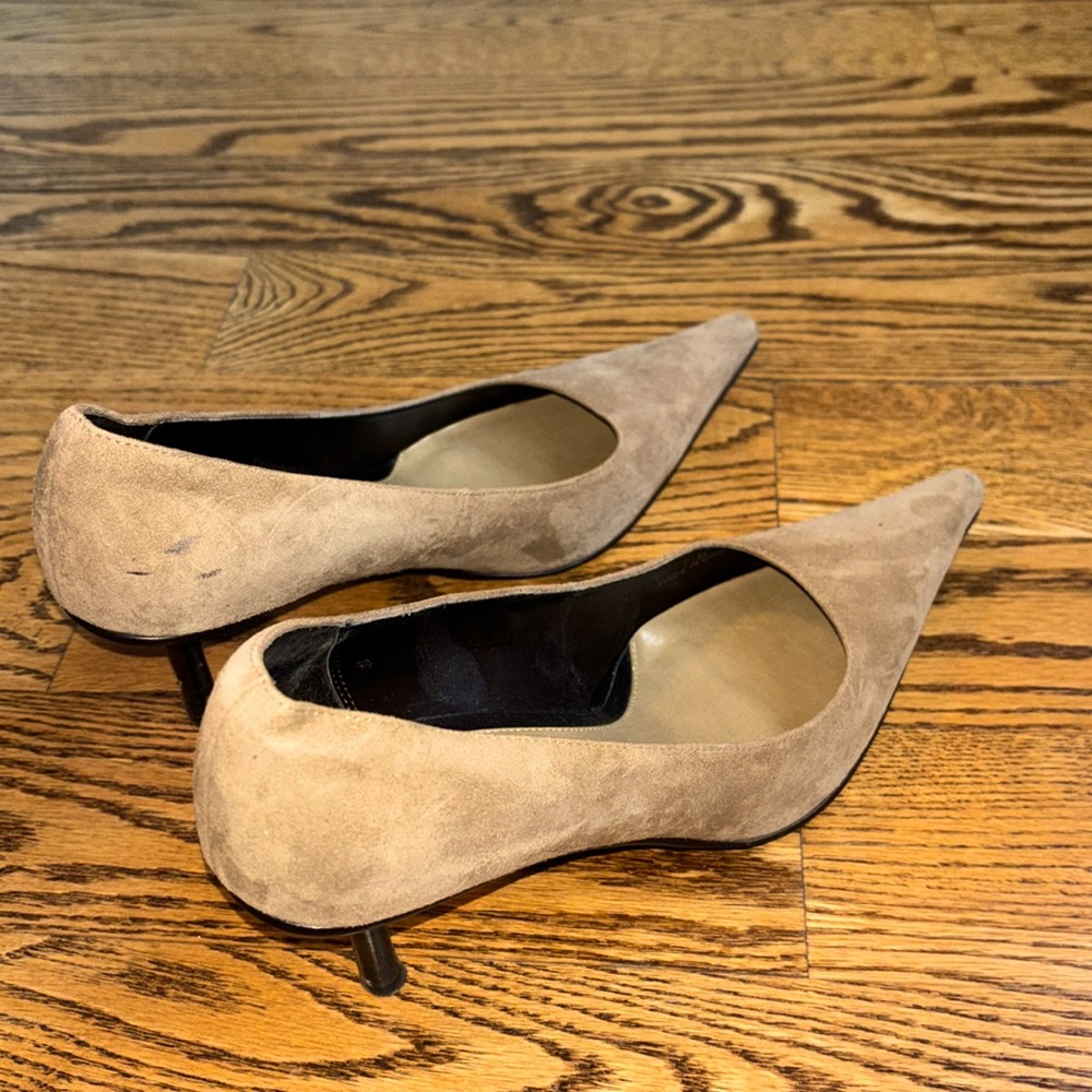 Browns Couture Tan Suede Pumps for Sale!